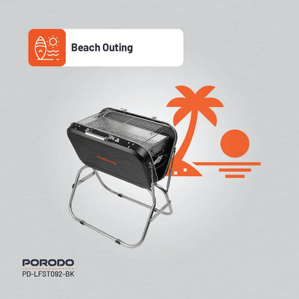 Porodo Lifestyle Portable Folding BBQ Grill - Clix