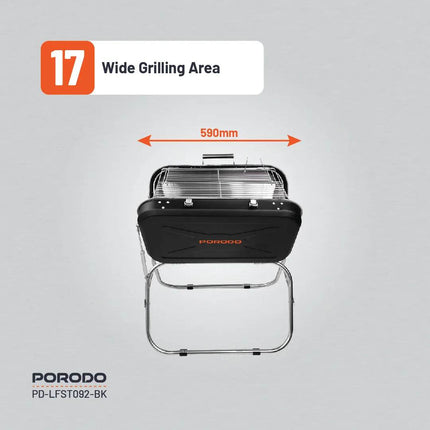Porodo Lifestyle Portable Folding BBQ Grill - Clix
