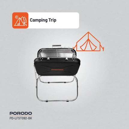 Porodo Lifestyle Portable Folding BBQ Grill - Clix
