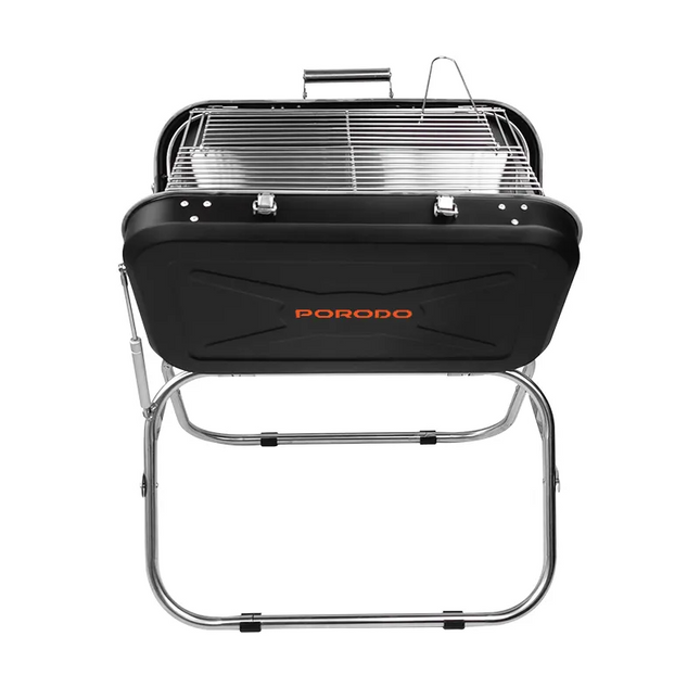 The Porodo Lifestyle Portable Folding BBQ Grill is absolutely the best companion for any outdoor cooking enthusiast. Constructed with iron, chromed st
