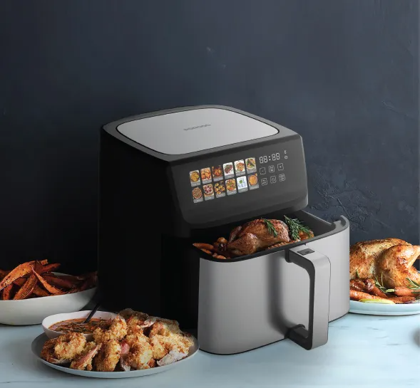 With the introduction of the Porodo Lifestyle Air Fryer with Large Capacity, you can Cook Healthy without Oil. It has dual heating technology that hel