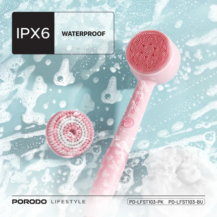 The Kids Electric Bath Brush created by Porodo Lifestyle is a fun but handy bath accessory for kids. Constructed with quality silicone and ABS, it can