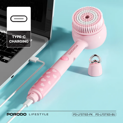 The Kids Electric Bath Brush created by Porodo Lifestyle is a fun but handy bath accessory for kids. Constructed with quality silicone and ABS, it can