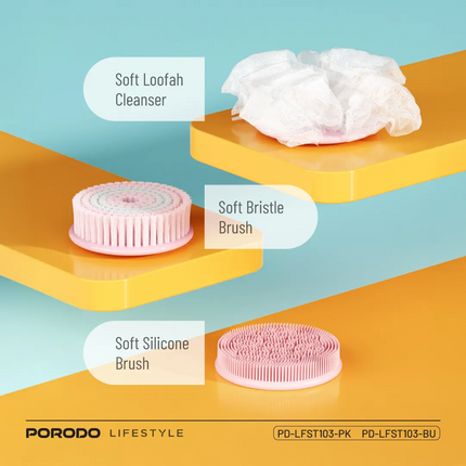 The Kids Electric Bath Brush created by Porodo Lifestyle is a fun but handy bath accessory for kids. Constructed with quality silicone and ABS, it can