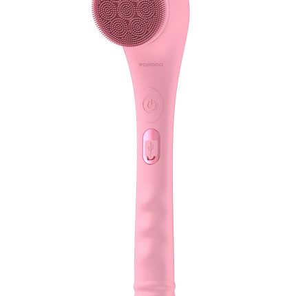 Porodo Lifestyle Electric Body Brush- A medium- to high-end skincare essential for users needing professional cleaning and exfoliating. Constructed wi