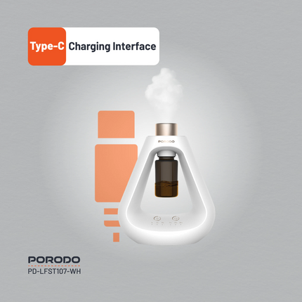 The Porodo Lifestyle Aroma Sphere Waterless Diffuser is sleekly built and really innovative in creating a soothing ambiance indoors. Ergonomically des