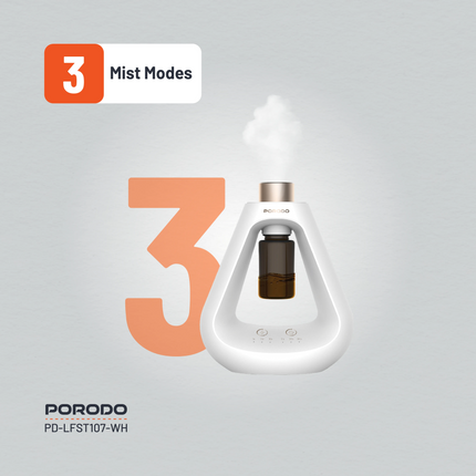 The Porodo Lifestyle Aroma Sphere Waterless Diffuser is sleekly built and really innovative in creating a soothing ambiance indoors. Ergonomically des