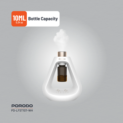 The Porodo Lifestyle Aroma Sphere Waterless Diffuser is sleekly built and really innovative in creating a soothing ambiance indoors. Ergonomically des