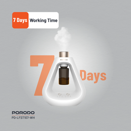 The Porodo Lifestyle Aroma Sphere Waterless Diffuser is sleekly built and really innovative in creating a soothing ambiance indoors. Ergonomically des