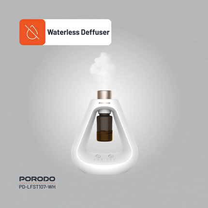 The Porodo Lifestyle Aroma Sphere Waterless Diffuser is sleekly built and really innovative in creating a soothing ambiance indoors. Ergonomically des