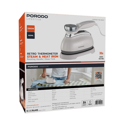 Porodo Lifestyle Window Cleaner is an extremely hassle-free cleaner with a 9W rating power and 1kPa suction power. There is no cord to tie you down in