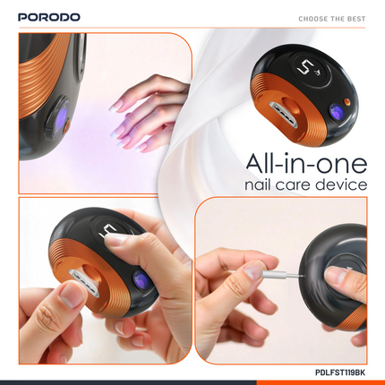 The Black Porodo Lifestyle 4 Style Hair Iron is adaptable, and you can style your hair at home or in a salon. Developed with iron and ceramic material