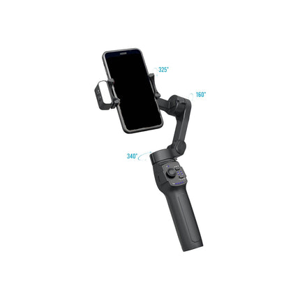 Porodo 3-Axis Gimbal Stabilizer Magnetic Fill Light - Clix