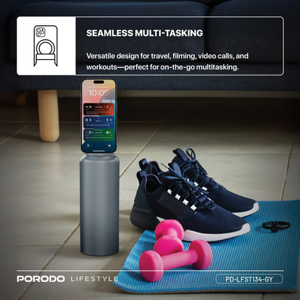 This Porodo Lifestyle Magnetic Mount Water Bottle is an ultimate versatile, portable hydration medium specifically created for modern, busy lifestyles