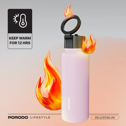 This Porodo Lifestyle Magnetic Mount Water Bottle is an ultimate versatile, portable hydration medium specifically created for modern, busy lifestyles