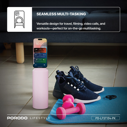 This Porodo Lifestyle Magnetic Mount Water Bottle is an ultimate versatile, portable hydration medium specifically created for modern, busy lifestyles