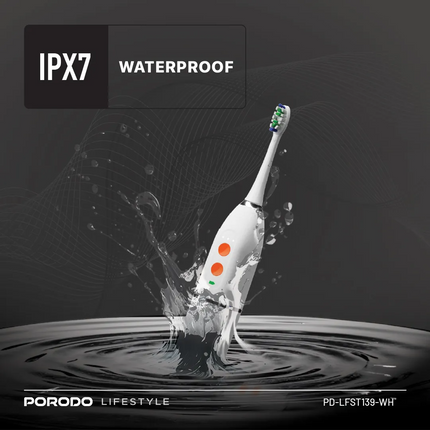 The Porodo Lifestyle Water Floss &amp; Sonic Electric Toothbrush 15W is an all-in-one compact oral care solution. It comes with an upgraded DuPont bri