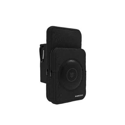 Porodo Lifestyle Magnetic Water Bottle Sleeve is constructed using durable neoprene material, which provides excellent protection and insulation for y