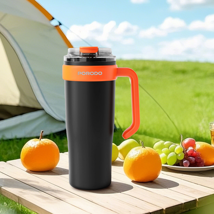 The Porodo Lifestyle 6-Blade Portable Blender is a dynamic and powerful take-along system for on-the-go blending. Rated with a 70W max-powered high-sp