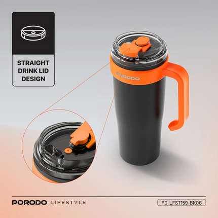 The Porodo Lifestyle 6-Blade Portable Blender is a dynamic and powerful take-along system for on-the-go blending. Rated with a 70W max-powered high-sp