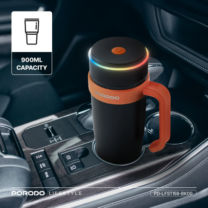 The Porodo Lifestyle 6-Blade Portable Blender is a dynamic and powerful take-along system for on-the-go blending. Rated with a 70W max-powered high-sp
