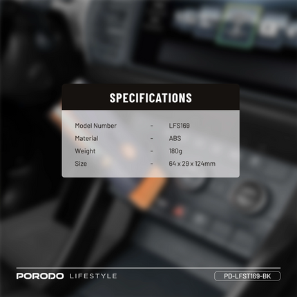 The Porodo Lifestyle Vehicle Emergency Safety Kit is a must-have for any driver, providing tools that form the very basis of safety. This kit comprise