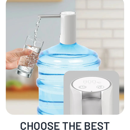 Porodo Lifestyle Portable Water Pump Digital Display And Touch Control