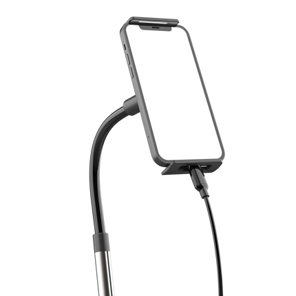 Porodo presents its new stand model, Lazy Man Stand with Magnetic Suction. It’s crafted with high quality ABS, PC and Aluminum Alloy, which give you a