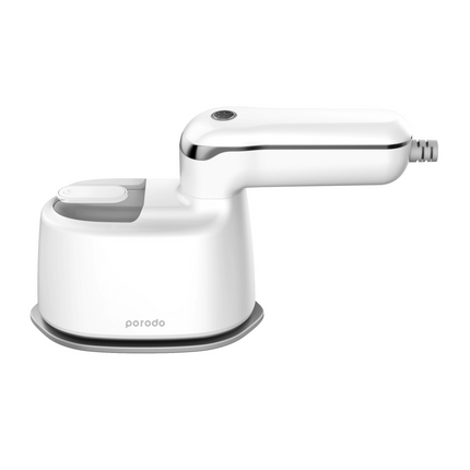 Make ironing easy with the Porodo Lifestyle Mini Steam Iron. With a powerful 1000W output and a ceramic soleplate, it ensures smooth and efficient iro