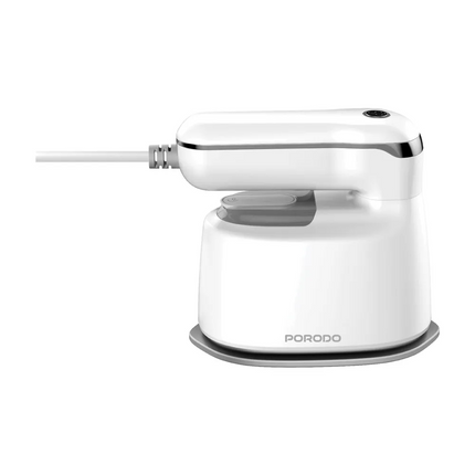 Make ironing easy with the Porodo Lifestyle Mini Steam Iron. With a powerful 1000W output and a ceramic soleplate, it ensures smooth and efficient iro