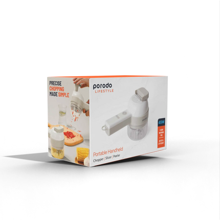 Porodo LifeStyle 45W 4in1 Portable Food Chopper