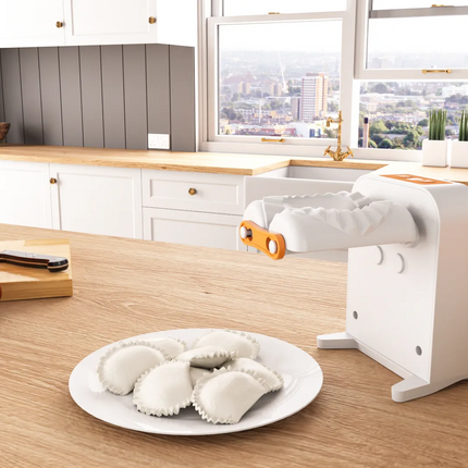 The Porodo LifeStyle Portable Dumpling Maker is an electronic and portable dumpling maker that makes it easy to create delicious dumplings at home. Wi