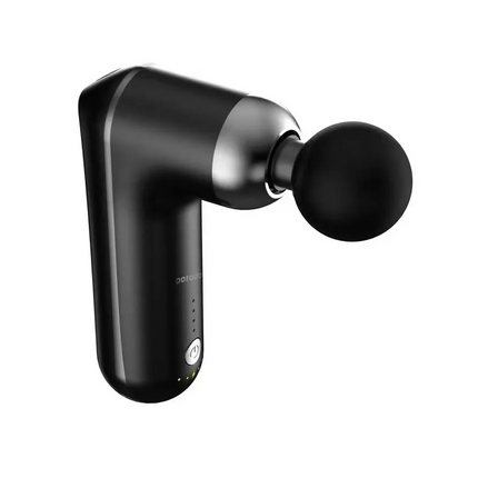To relieve muscle stress and discomfort, use the cordless, portable, and lightweight Porodo Lifestyle 12V Varying Speed Massage Gun. This fantastic to