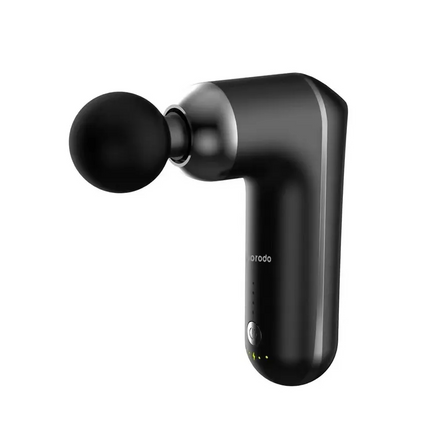 To relieve muscle stress and discomfort, use the cordless, portable, and lightweight Porodo Lifestyle 12V Varying Speed Massage Gun. This fantastic to