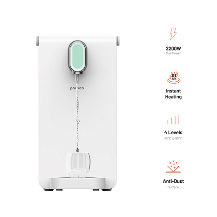 The Porodo Lifestyle Instant Hot Water Dispenser is a stylish kettle that can quickly provide you with hot water. The tool has a powerful 2200-watt he