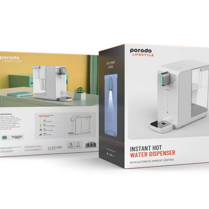 The Porodo Lifestyle Instant Hot Water Dispenser is a stylish kettle that can quickly provide you with hot water. The tool has a powerful 2200-watt he