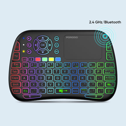 Porodo Mini Wireless Keyboard Touch Combo - Clix