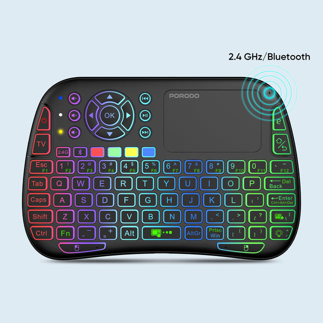 Porodo Mini Wireless Keyboard Touch Combo