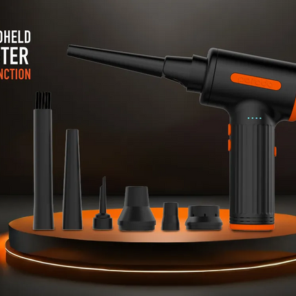 The Porodo Triple Speed Portable Air Duster is an essential tool for effectively cleaning keyboards, computers, and other delicate electronics. With i