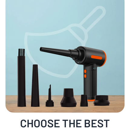 The Porodo Triple Speed Portable Air Duster is an essential tool for effectively cleaning keyboards, computers, and other delicate electronics. With i