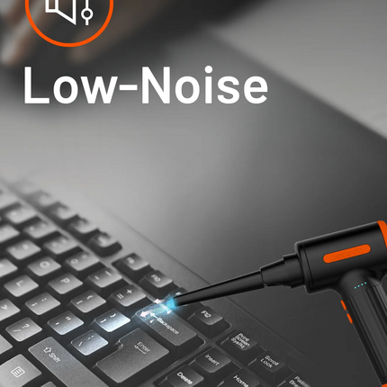 The Porodo Triple Speed Portable Air Duster is an essential tool for effectively cleaning keyboards, computers, and other delicate electronics. With i