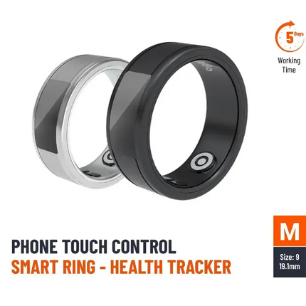 The Porodo Smart Wearable Ring with Touch Function is a multi-functional accessory designed for both health monitoring and activity tracking. With fea