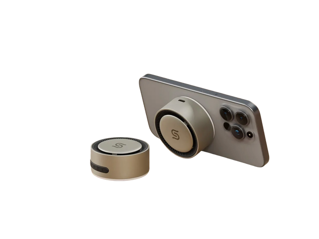 Porodo SoundTec Uniq Magnetic Wireless Charging Bluetooth Speaker – Titanium