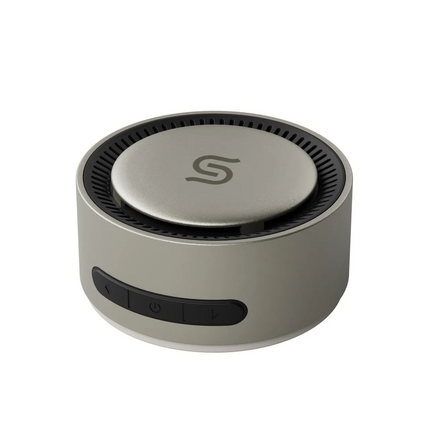 The Porodo Soundtec Uniq Speaker is a cool gadget and simple to use with a minimal, stylish design. It takes 90 minutes to fully recharge its 220mAh b