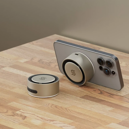 The Porodo Soundtec Uniq Speaker is a cool gadget and simple to use with a minimal, stylish design. It takes 90 minutes to fully recharge its 220mAh b