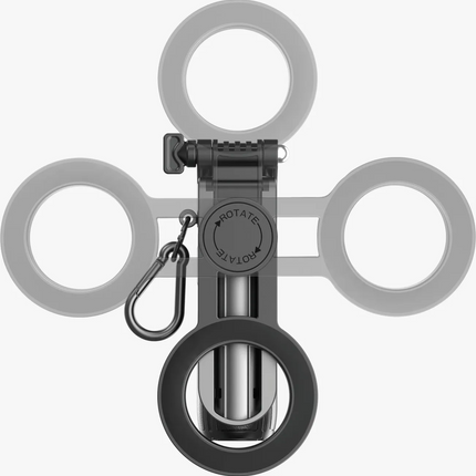 The Porodo Quad Base Selfie Stick is a gadget that allows users to effortlessly capture stunning photos and videos. With its lightweight design it com
