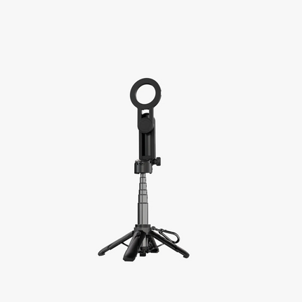 The Porodo Quad Base Selfie Stick is a gadget that allows users to effortlessly capture stunning photos and videos. With its lightweight design it com