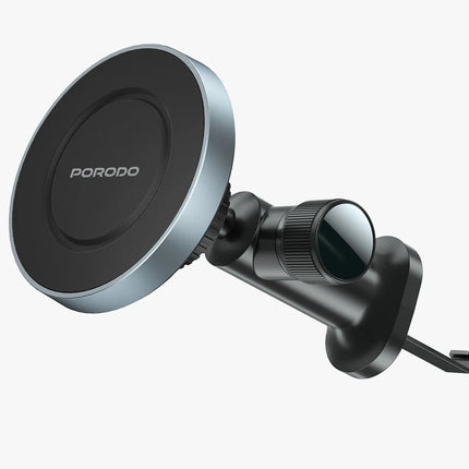 PORODO 2IN1 MAGSAFE CAR PHONE HOLDER  - BLACK