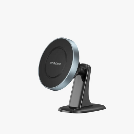 The Porodo Dual Mount MagSafe Phone Holder is committed to ease and stability, that is, if a user needs it in their car or on their desk. With a power
