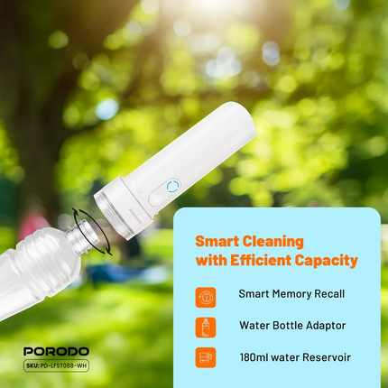 Porodo Lifestyle Electric Travel Bidet - The Porodo Lifestyle Electric Travel Bidet is compact and convenient for hygiene on the go